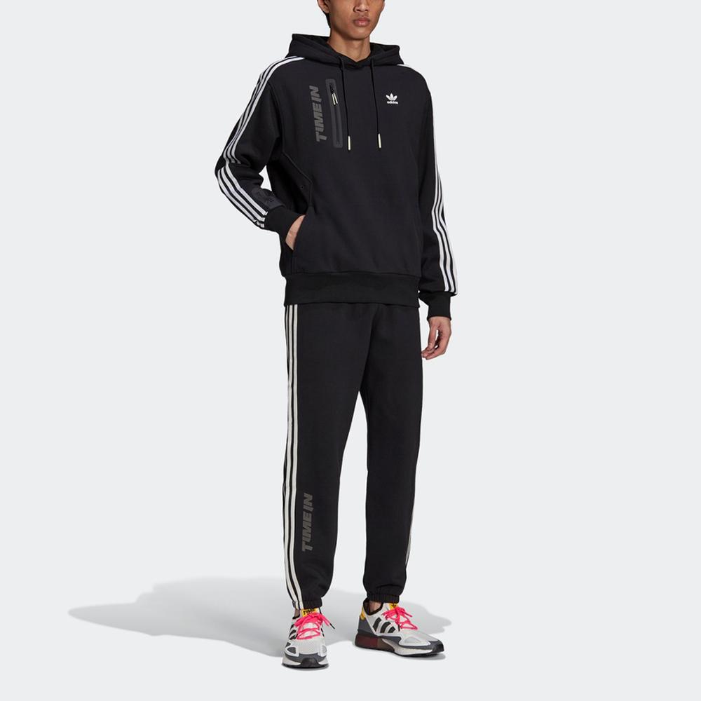 Adidas Originals Ninja Pants Outdoor Terry Cloth Mid Waist Knitted Sports Pants Men Pants Black GP2323