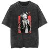 Anime Demon Slayer Kamado Nezuko Kawaii Printed T-shirt Men Women Casual Tshirts Washed Cotton Tee Harajuku Male Manga T Shirt