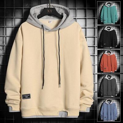 Men Hoodies Sweatshirts Spring Autumn Casual Long -Sleeve Hip Hop Streetwear Hoodie Men