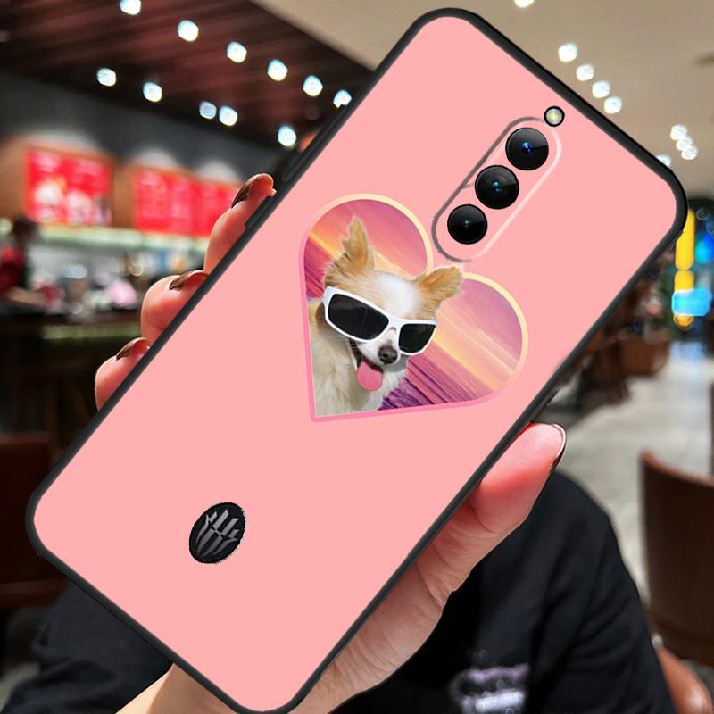 Chihuahua Face Floral Dog Case For ZTE Nubia Red Magic 10S 10 8 9 8S 9S 11 Pro Plus 5G 6R 6 7 6S 7S Pro 10 Air Cover