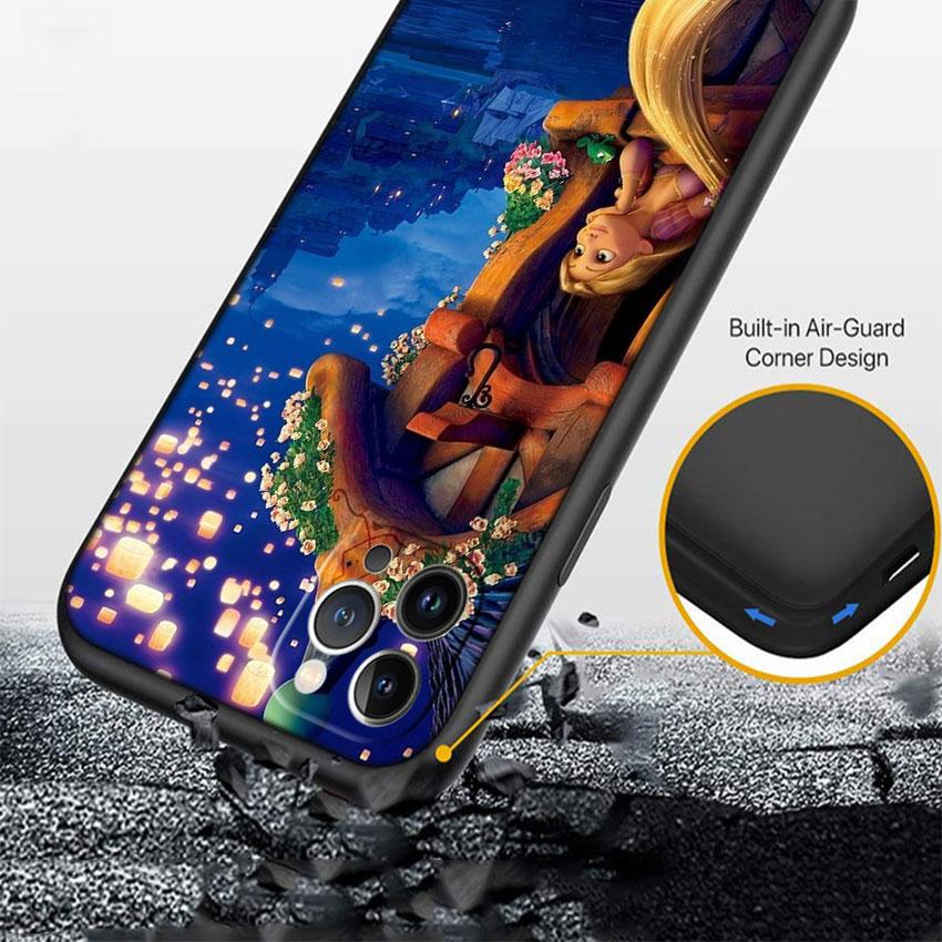CJ92 Rapunzel Soft Shell Phone Case for iPhone 16 15 14 13 12 Pro Max Plus Mini