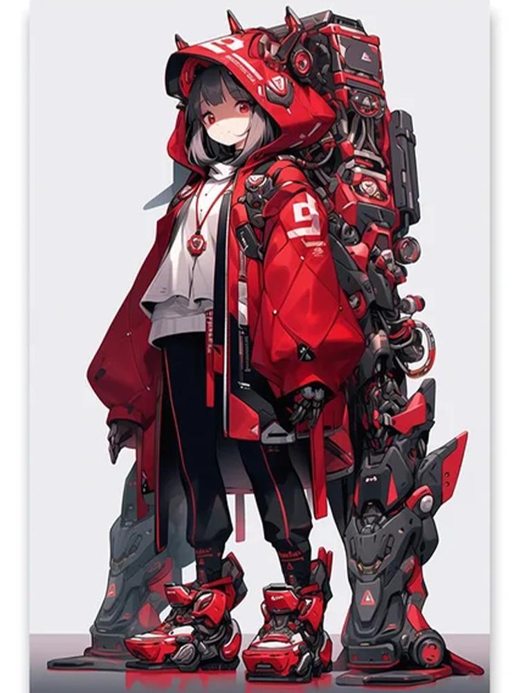 

Новый шлем мультфильм девушка 5DDIY алмазная живопись полный круг квадратная мозаика вышивка крестом украшение дома шляпа робот Full Round 20x30CM