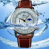 Moon Phase Waterproof Quartz Watch for Men - Multifunctional Student Gift Trend