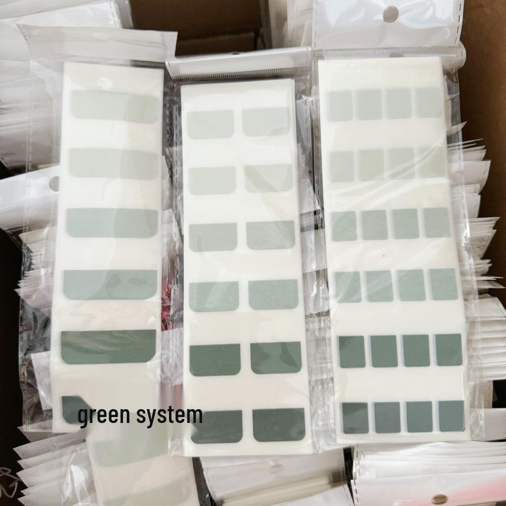 Gradient Writable Index Tabs: Reusable Adhesive Card Strips