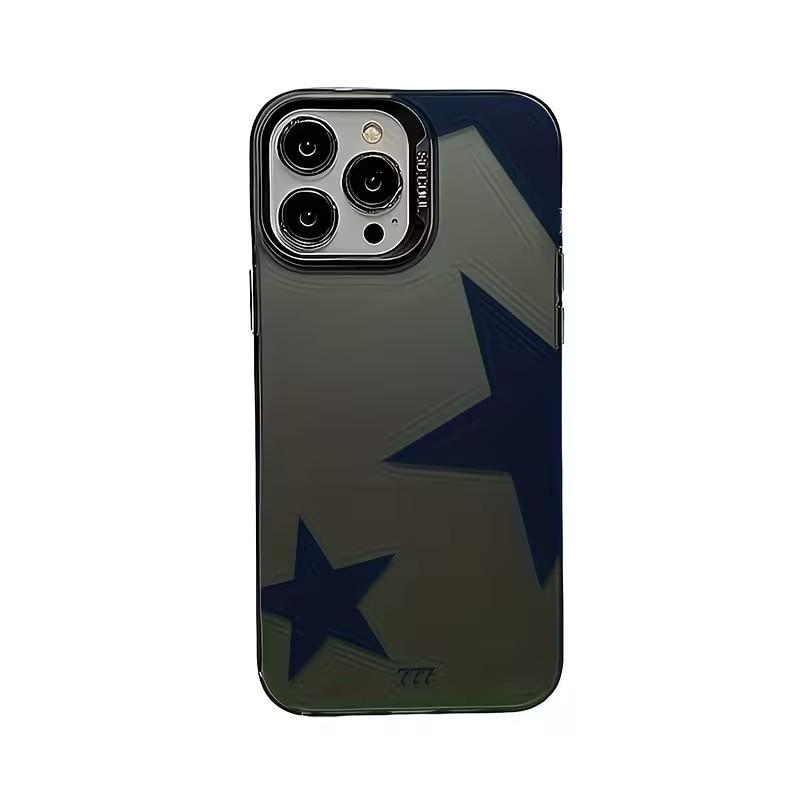 Blue Phone Case for Xiaomi Redmi Note 7 8 9 9S 10 11 12 13 14 15 Pro Plus 4G 5G Anti Fall Matte Back Cover Pentagram 777