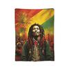 Bob Marley Reggae Ajax  Fleece Blanket Rasta Music Creative Throw Blankets for  Sofa Bedding Lounge Rug Piece,