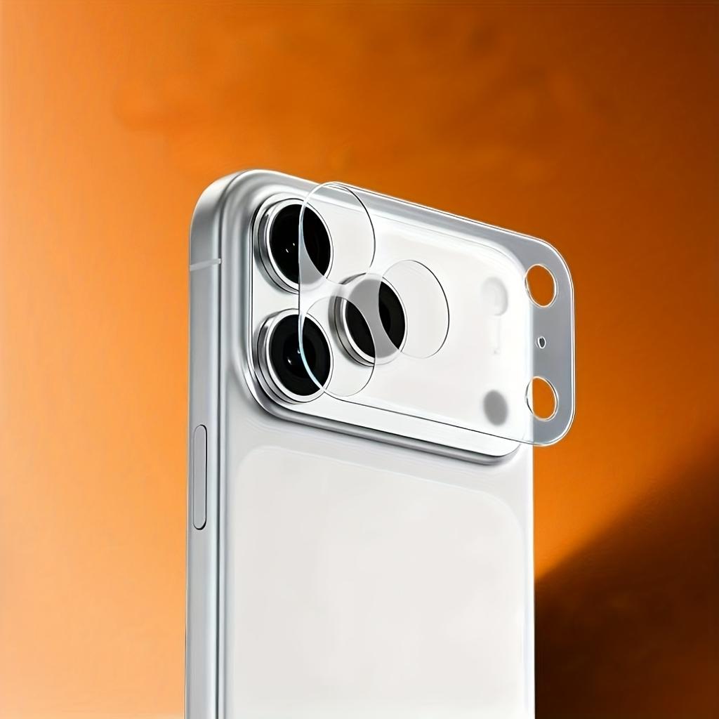 2pcs Lens Protector Tempered Glass For iPhone 17 Pro Max/17 Pro/17 Air Flexible Transparent Full Transparency Scratch-Resistant