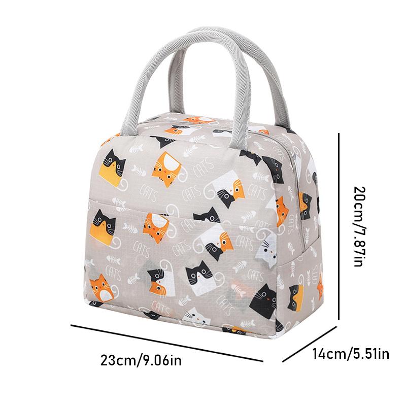 

Большая емкость водонепроницаемый Оксфорд портативный застежка-молния термосумка для ланча изолированный мешок для заморозки офисный студенческий удобный ланч-бокс