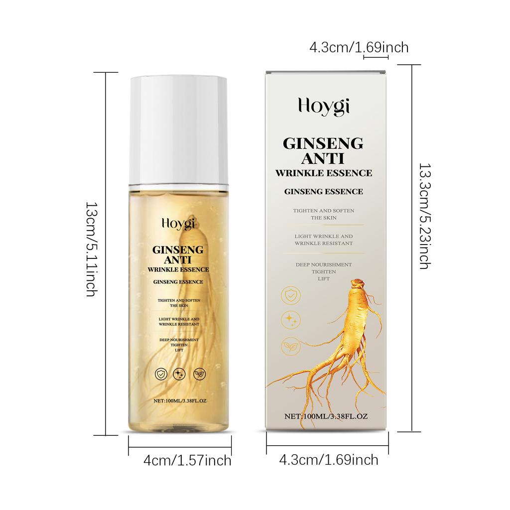 Ginseng Firming Essence Serum Reduce Fine Lines & Eye Wrinkles Nourish Tighten Skin Care