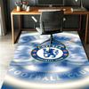 Chelsea F.C Muster Teppich, Innen-/Außenmatte, für Picknick, Spielzimmer, Schlafzimmer, Büro, Wohnzimmer, Heimdeko Teppich, Geburtstagsgeschenk