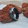 6mm Tungsten Ring with Cardiogram Design – A Unique and Durable Choice for Couples. Perfect Wedding Bands for Men and Women.