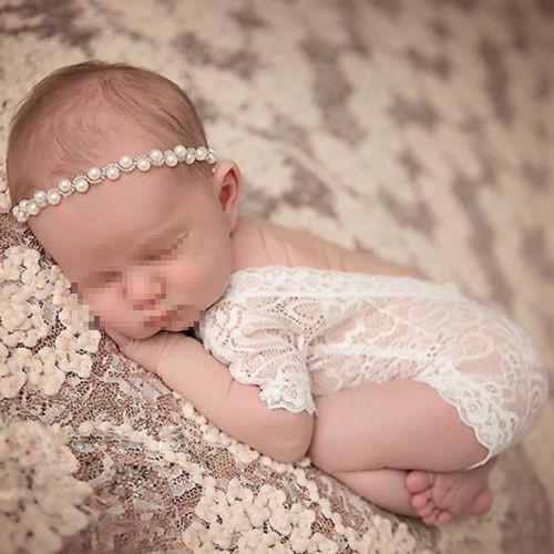Baby Newborn Infant Girls Floral Lace Romper Bodysuit Jumpsuit Outfit Clothes