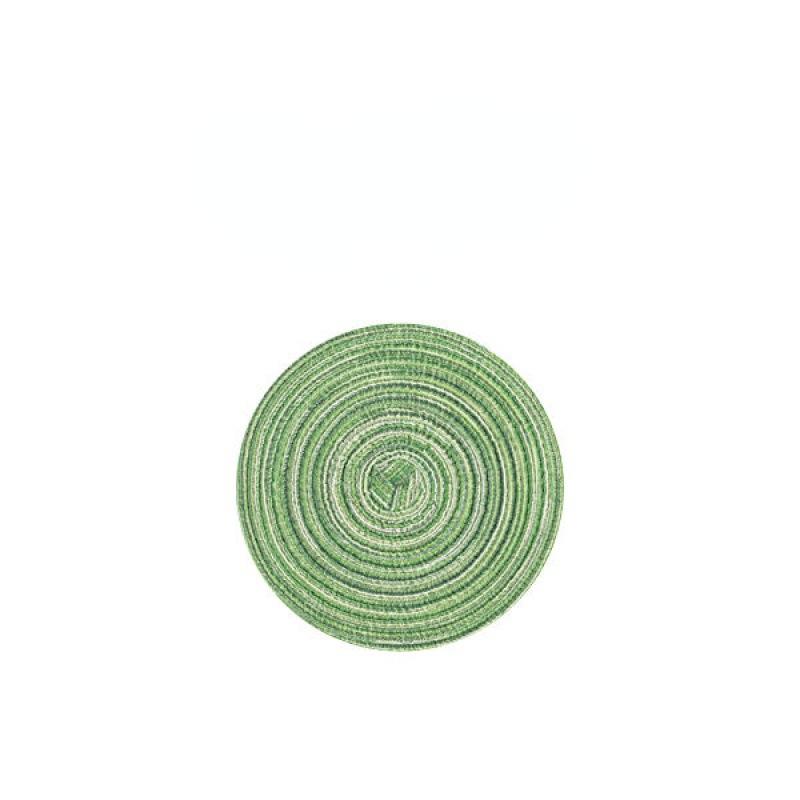 Round Table Mat Woven Ramie Placemats Anti Slip Dining Table Mats Non-Slip Tableware Bowl Pads Kitchen Drink Cup Coasters
