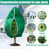 Plant Freeze Protection Cover with Drawstring Zipper Reusable Winter Outdoor Tree Shrubs Potted Plants Frost Protection Bag