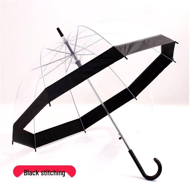 Korean Style Transparent Apollo Princess Mushroom Umbrella