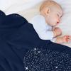 Starry Shark Throw Blanket Custom Moving Decorative Sofas Summer Blankets