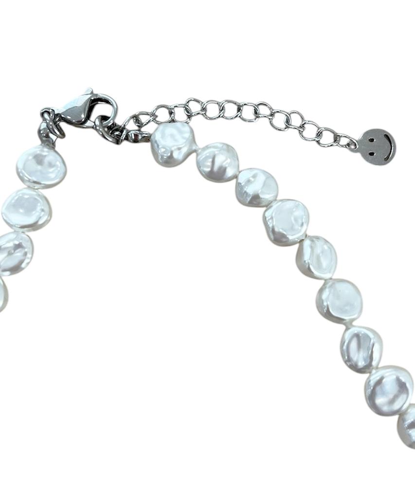Sk8Er Rock Off Pearl Necklace