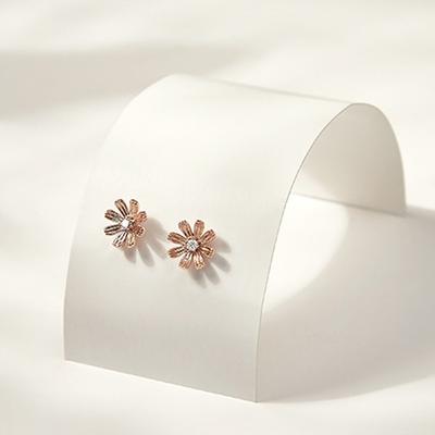 PAULBRIAL [SILVER] PGSE0143 Cosmos Earrings