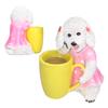 Animal Vase Decoration Resin Hand Painted Simulation Dog Flowerpot Ornament for Garden