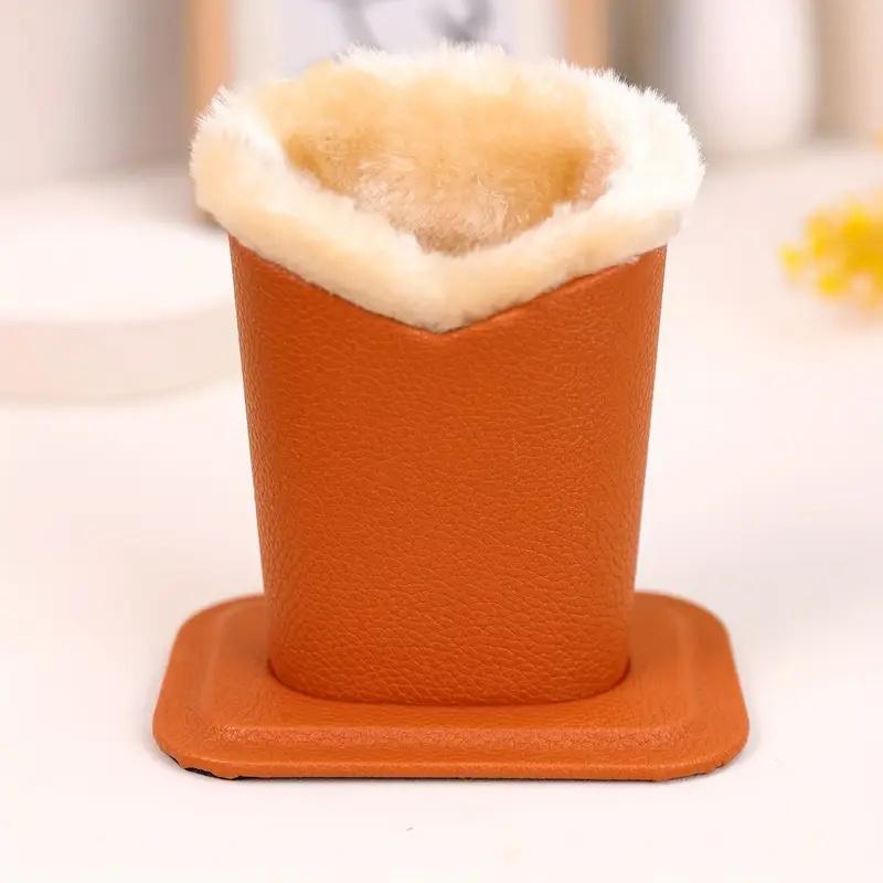 Plush Lined Eyeglass Holder Stand - Protective Desk or Nightstand Organizer Case for Secure Glasses & Sunglasses Storage