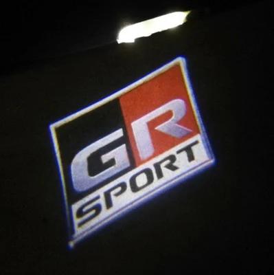 GR SPORT Logo Light For Toyota GAZOO Racing Car Door Light For Toyota AE86 GT86 Mark X Reiz GR SPORT Toyota LED Courtesy Light