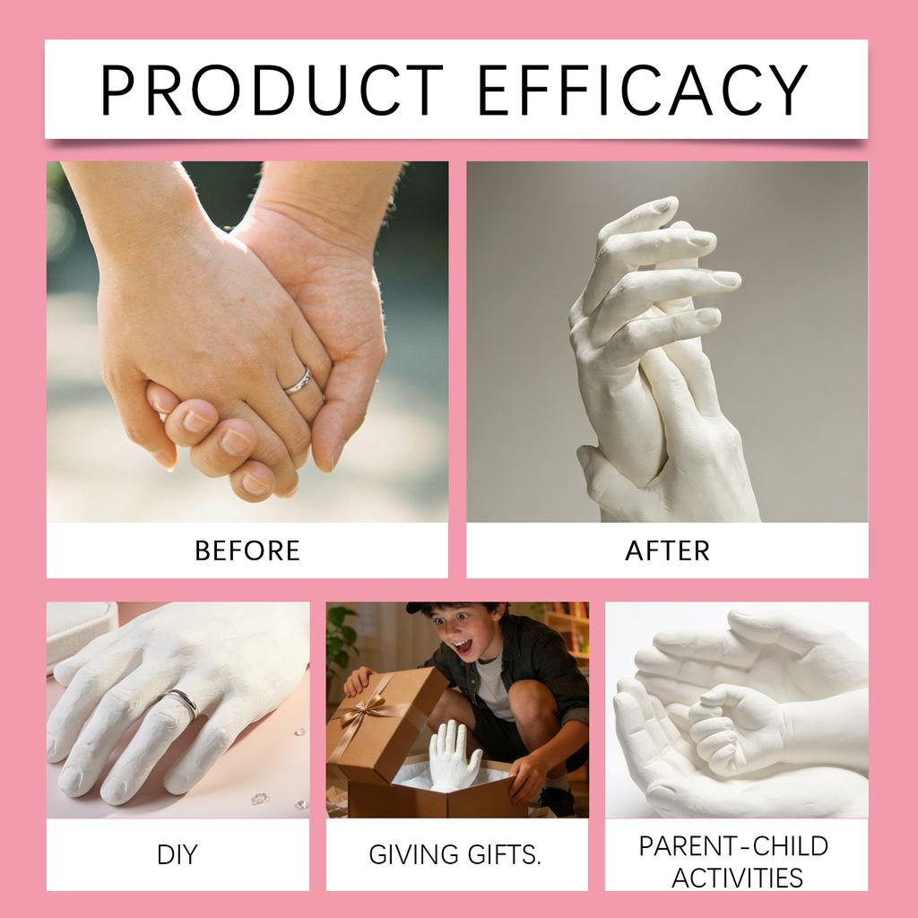 DIY Hand Film Powder Set, DIY Resin Mold, Hand Mold, Vase, Pottery, Multi,purpose Gypsum.