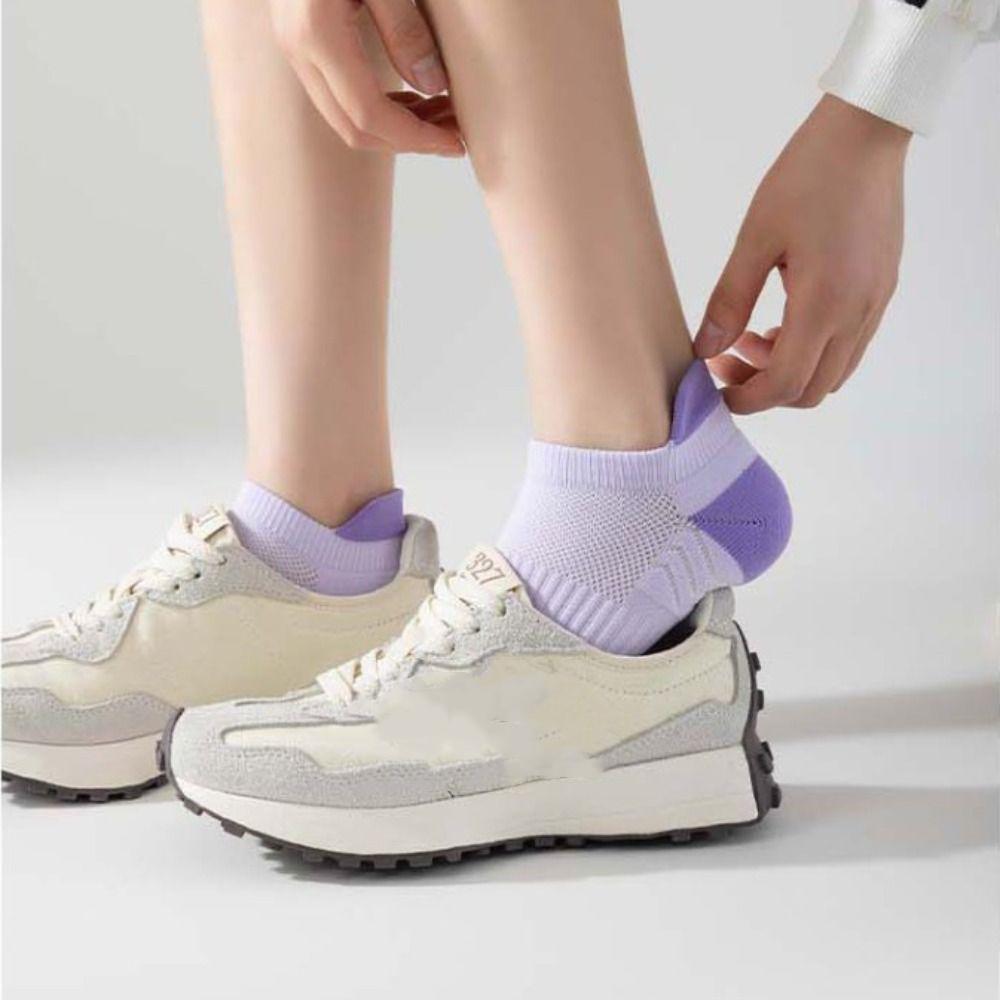 

Non-Slip Summer Sports Short Socks Patchwork Women Mid Tube Hosiery Men/Women
