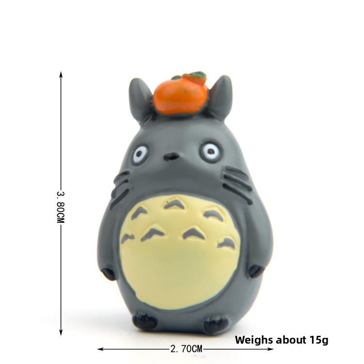 Bag Totoro Lucky Cat Girl New Year Theme Mini Model Ornament For Decoration Prop