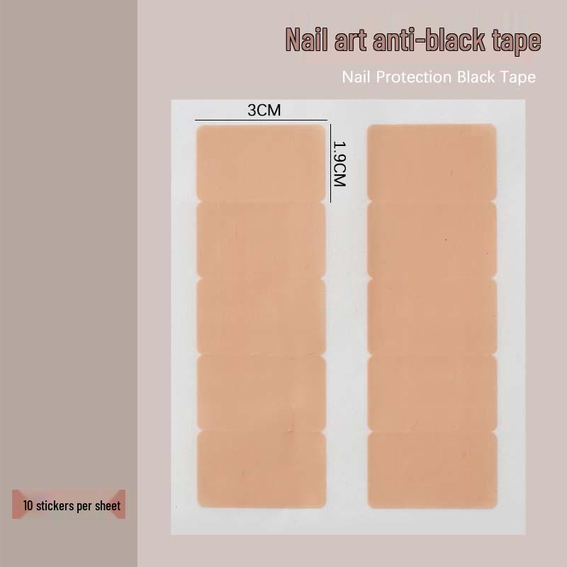 Half-Finger UV Protection Adhesive Gloves for Nail Lamp Exposure