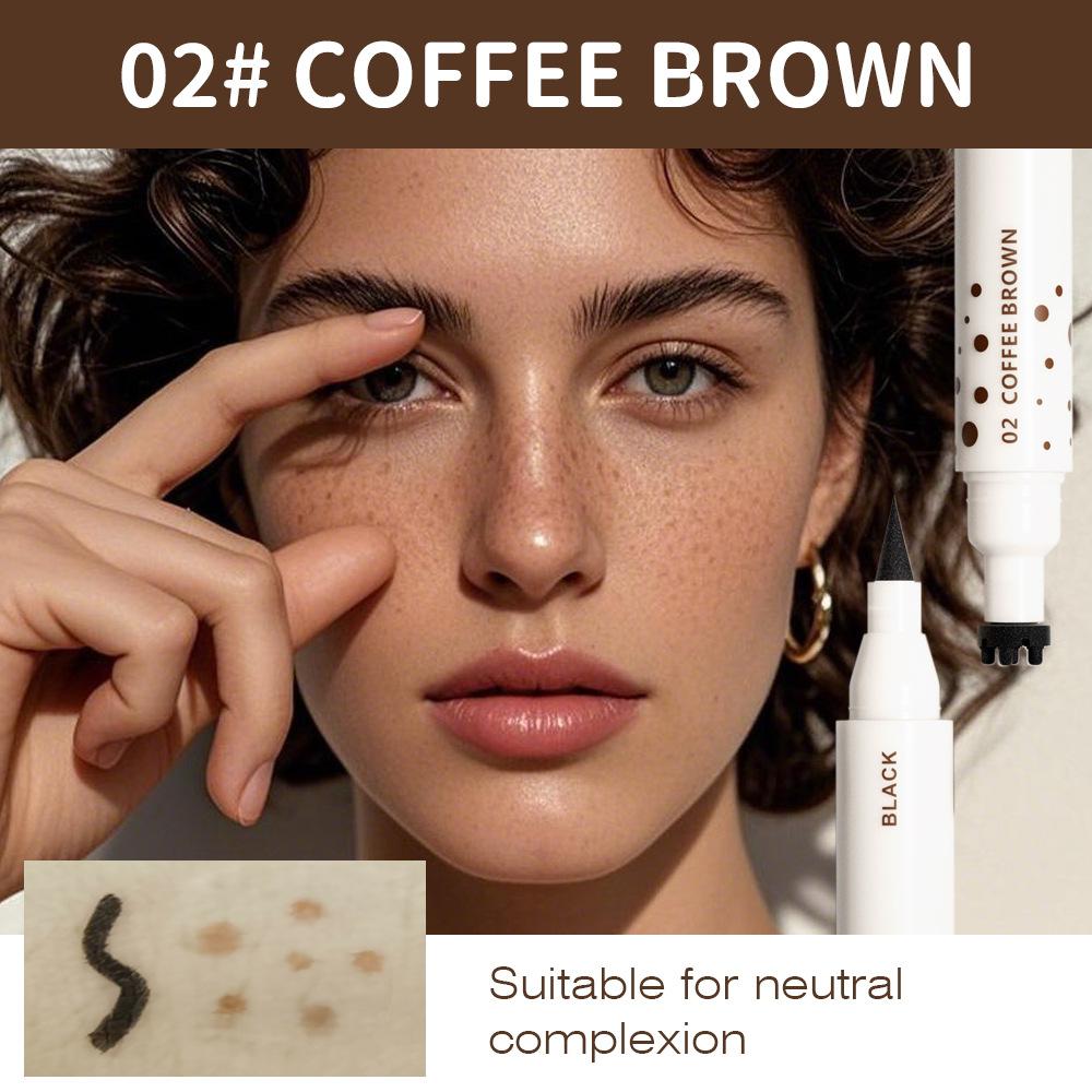 Kissbeauty's neuer wasserfester natürlicher Simulations- Sommersprossen-Eyeliner schweißfester schnelltrocknender Make-up