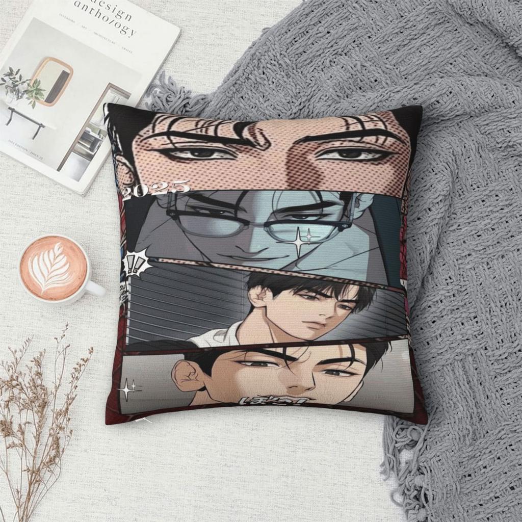 Bed Decor Joo Jaekyung Anime Pillowcases Accessories Pillow Cover Square Multi-Size
