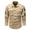 Men's Shirt Long Sleeve Cotton Spring and Autumn Jacket Clothes Men's Casual Top