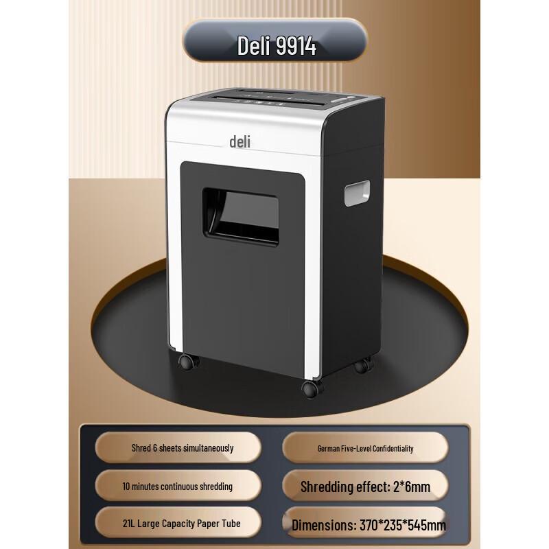 

Deli 9914 Commercial Automatic Paper Shredder