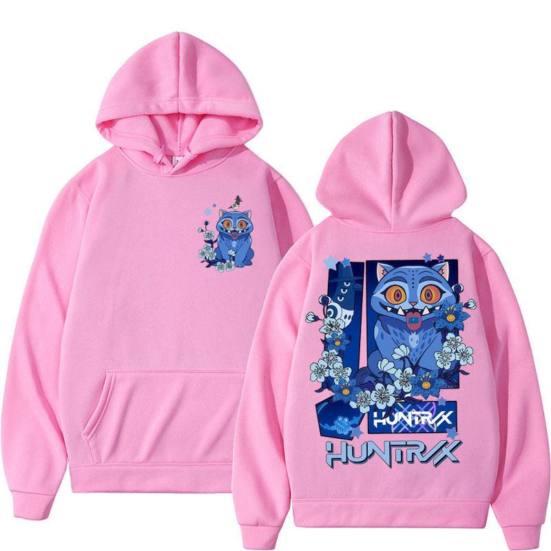 2025 Anime K-Pop Demon Hunters Derpy Tiger Hoodies Men Women Fashion Korean Long Sleeve Oversized Fleece Warm Casual Tracksuit