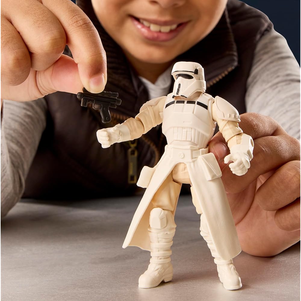 Hasbro Star Wars The Mandalorian AT-RT Vehicle with Imperial Driver Action Figure Toy for Boys and Girls 4 Years and Up