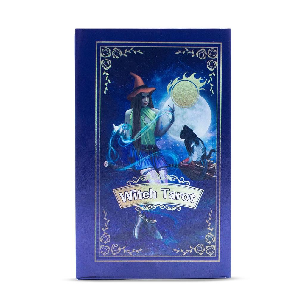 Purple Foil Tarot Card Set – Witch Tarot – with booklet