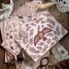 Mò Mò Embossed Paper: Retro Diary & DIY Scenery Decoration Series