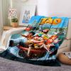 Tad, the Lost Explorer Print Flannel Blanket High Quality Warm Comfortable Cover for All Seasons Perfect for Gifts Home Decor