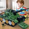 Inertia Tank Toy For Boys With Launching Cannon And Gear Design For Creative Play