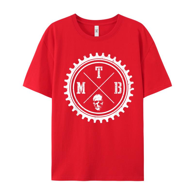 Mtb Mountain Bike Downhill Biking Tops Tees Cute Crewneck Printed On Short Sleeve Premium Cotton Unisexs Tshirt Group Teeshirts