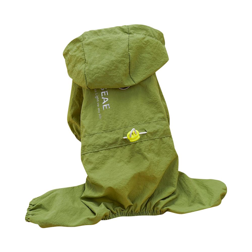 Dog Clothes Jacket  Series Windproof Raincoat Waterproof Dog Outdoor Jumpsuit  lightweight Puppy Costumes