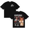 Rapper QUEVEDO BUENAS NOCHES Music Tshirt Unisex Women Fashion Crewneck Tshirts Casual Loose Y2K  Short Sleeve T Shirt Fans Gift