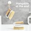 1pc Handheld Home Cleaning Brush, Can Clean Hair and Debris from Sofas, Floors, and Blankets. Wooden Handle Cleaning Brush with Hanging Storage