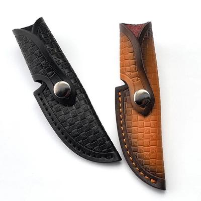 Home DIY Knife Leather Case Cowhide Material Pocket Carrying Tools Bag  Diy  Accessories for Fixed Blade Knife