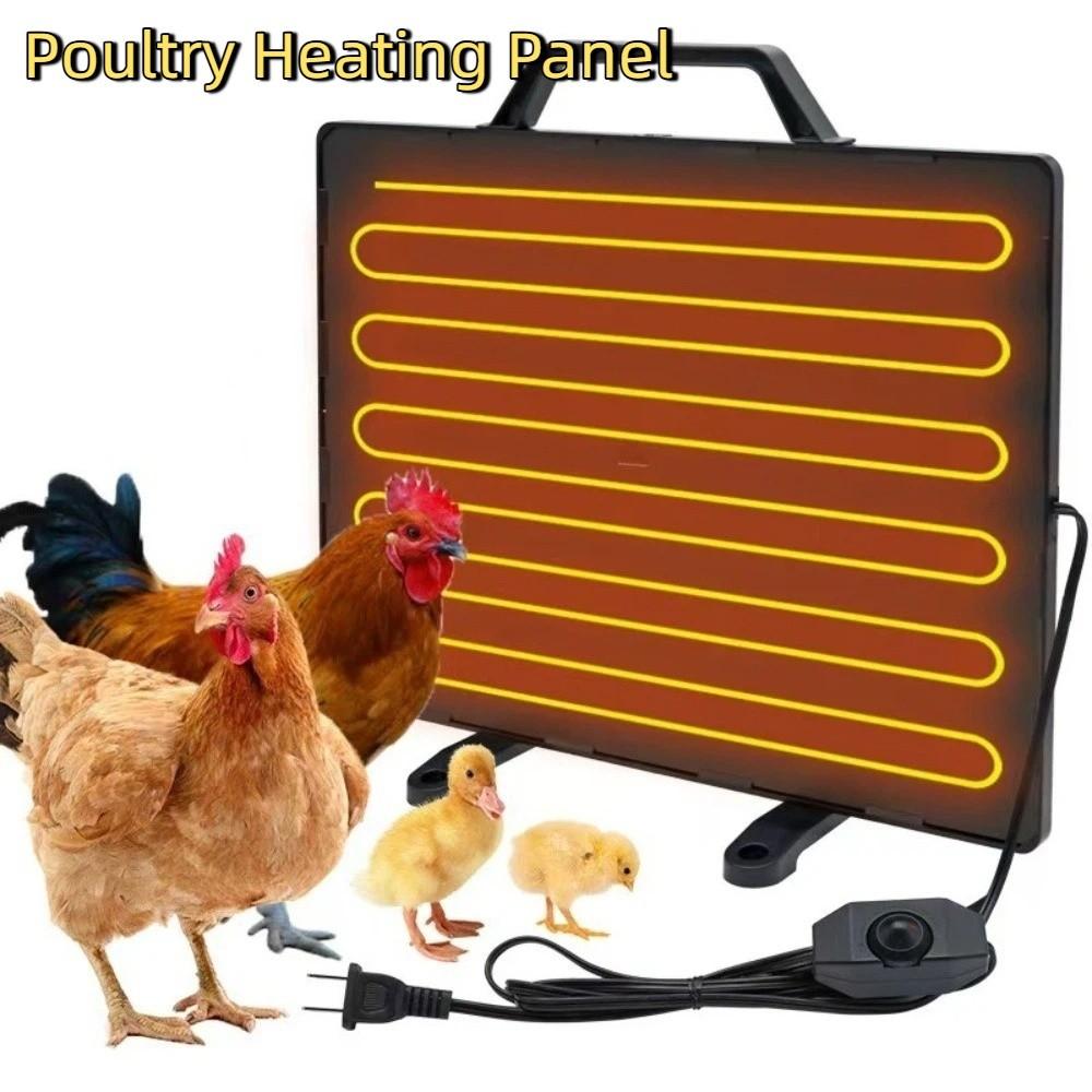 Automatic Poultry Heating Panel Quiet Brooder Heating Plate Warm Heating Pad Winter