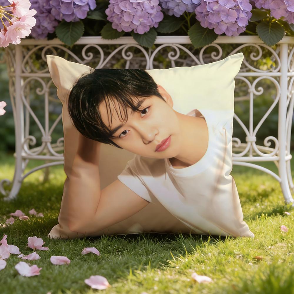 Kpop Lee J-Junho Cushion Cover Home & Car Dual-Scene Pillow Cover: Reversible for Premium Comfort