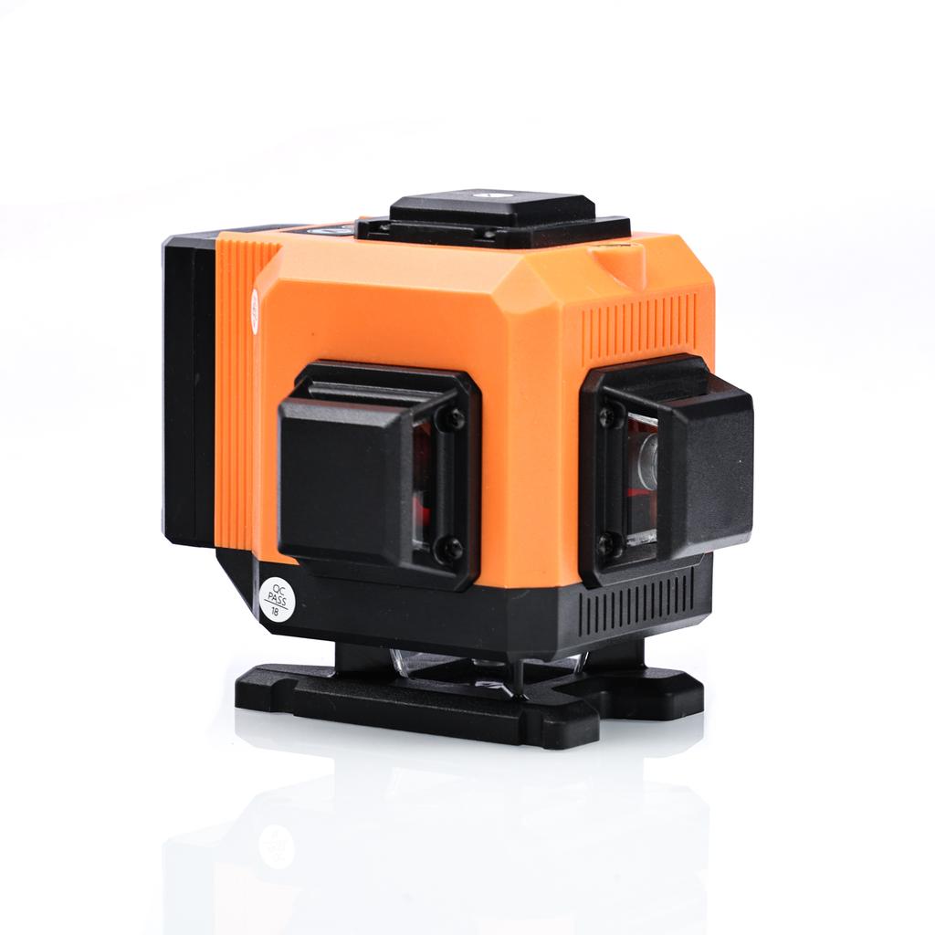 Rosfix Poziomica Laserowa Orange Tiger ROT12L – 12 Linii Laserowych | Samopoziomowanie | Statyw 43-120 Cm Z Pokrowcem