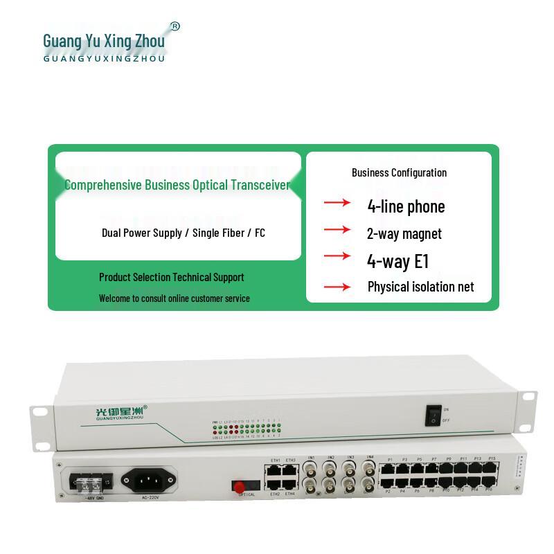 Guangyu Xingzhou Integrated Multi-service Fiber Optic Transceiver