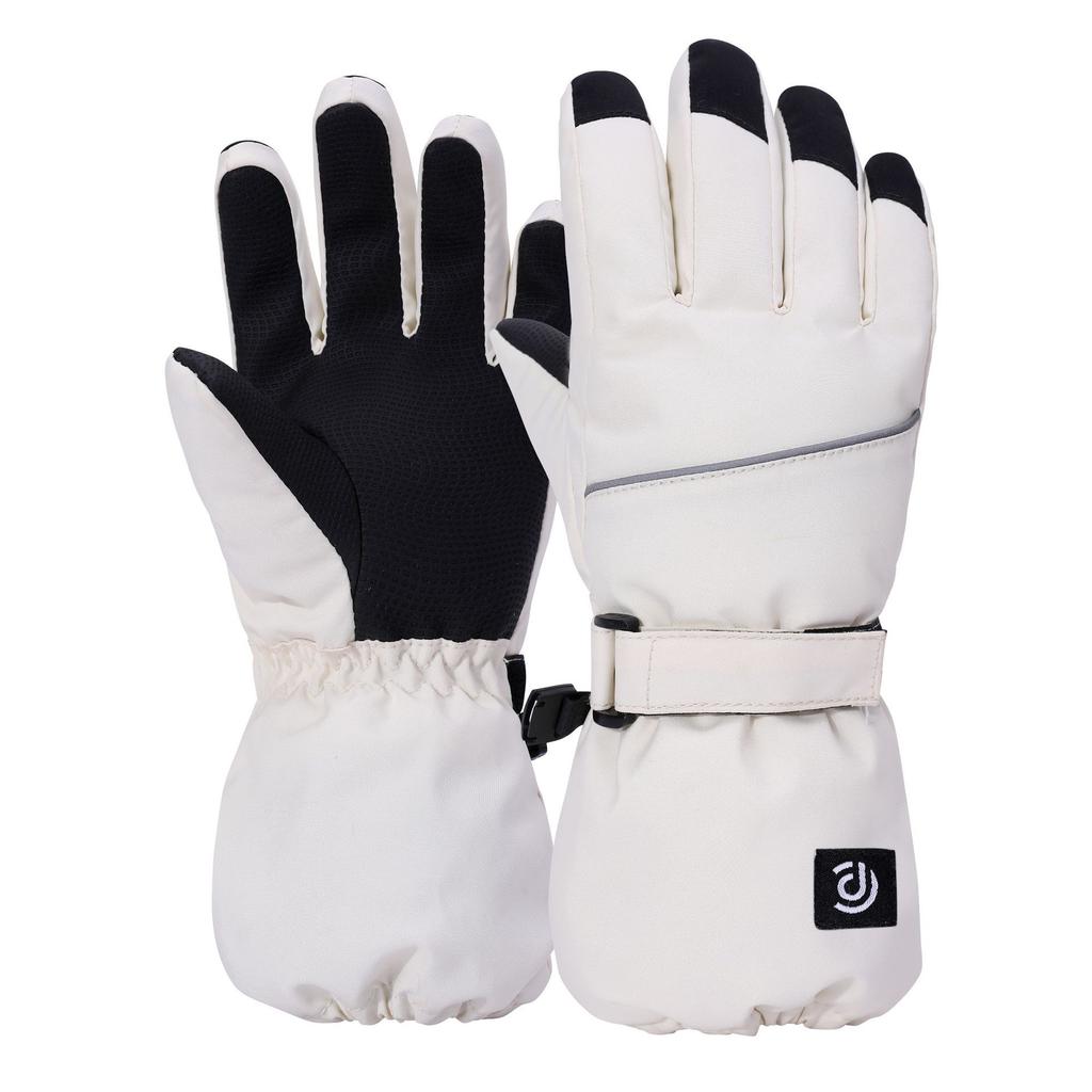 Warm Five Fingered Children's Outdoor Gloves  Winter Cycling Waterproof Student and Teenager Ski Gloves