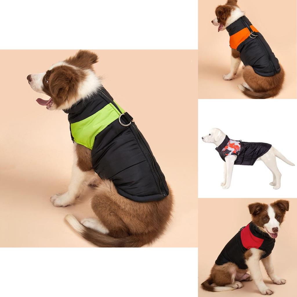 Gemütliche Winter Haustierkleidung Bekleidung Weste für große Hunde hält Ihren Welpen warm